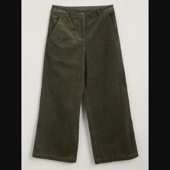 Seasalt Cornwall Asphodel Cord Trousers in Highland (olive green) - Picture 2 of 15